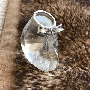 Small Glass Baby Bootie